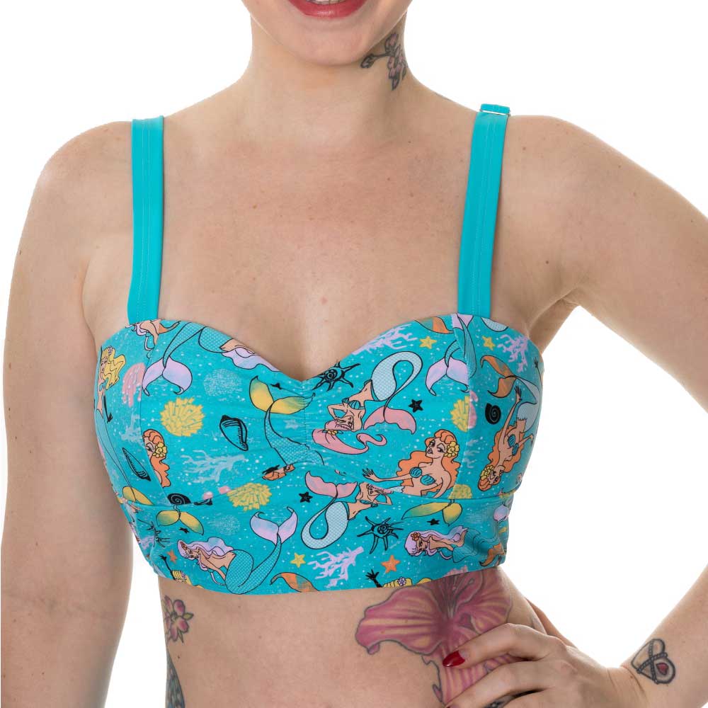 Banned - Unforgettable Haut de bikini - Multicolore/Bleu